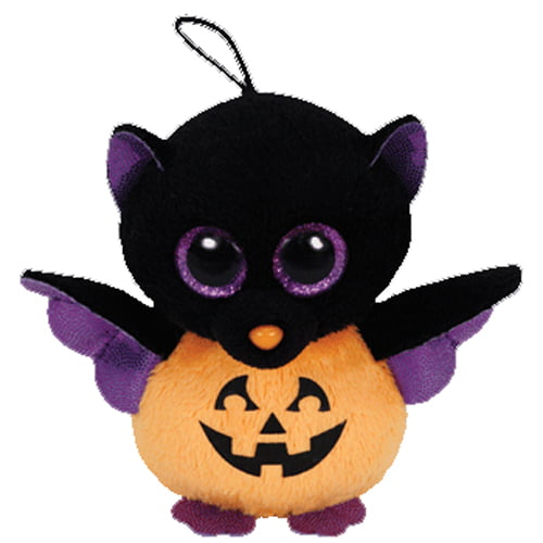 TY Halloweenie Beanie Baby - MWMTs Halloween Toy 3 inch BATTY the Ghost Bat
